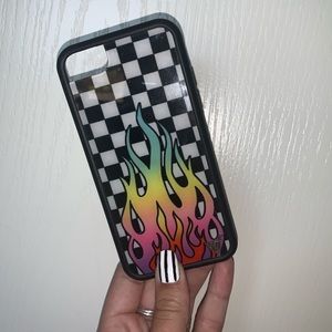 Wildflower checkered iPhone 7 case